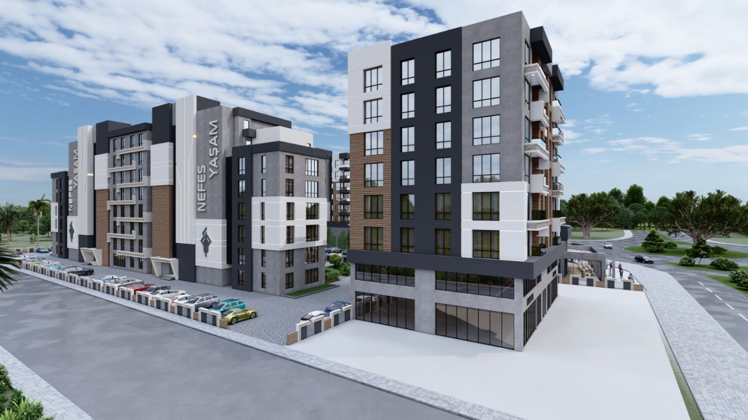 Antalya Nefes Yaşam 1+1 60m² Modern Apartment - Resim 2