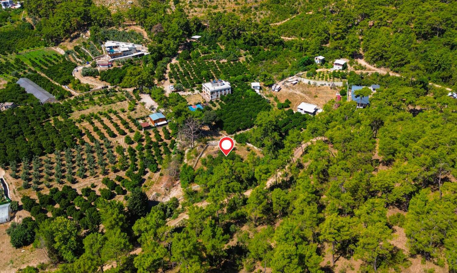 Antalya Konyaaltı Hacısekililer 1114 m² Tek Tapu Satılık Tarla - Resim 3