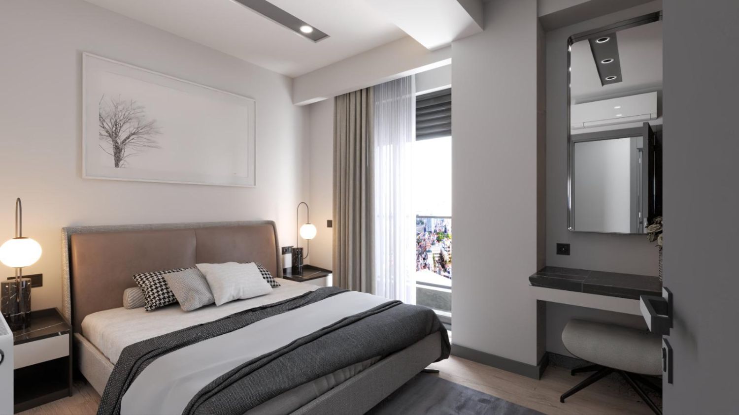 Modern Luxury 4+1 Duplex Apartment in Cumhuriyet | 147 m² Net - Resim 20