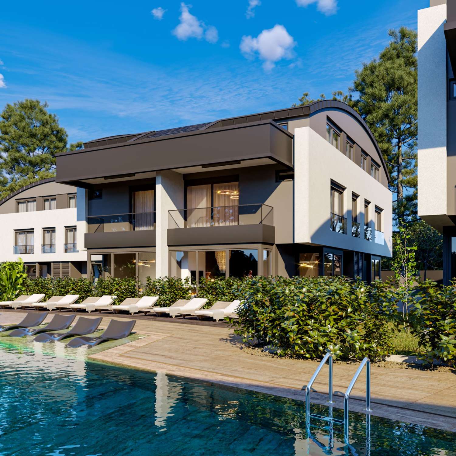 Konyaaltı Emerald Hill’de 3 Farklı Tip Lüks Villalar – Havuzlu & Bahçeli - Resim 5