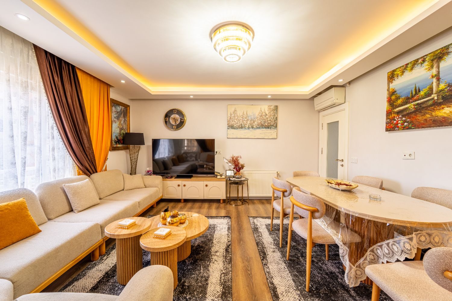 Konyaaltı Hurma’da Full Eşyalı Satılık Lüks 3+1 Daire - Resim 7